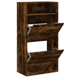 Vidaxx skoskab 60x34x116 cm forarbejdet træ, røget eg