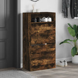 Vidaxx skoskab 60x34x116 cm forarbejdet træ, røget eg