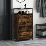 Vidaxx skoskab 60x34x112 cm forarbejdet træ, røget eg