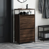 Vidaxx skoskab 60x34x112 cm færdig træbrun eg farve