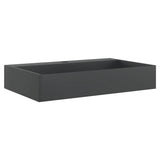 Vidaxx håndvask 60x38x11 cm støbt mineralmarmor matsort