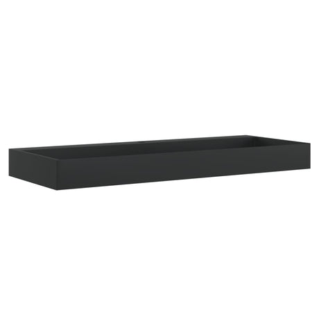 Vidaxx håndvask 120x46x11 cm støbt mineralmarmor matsort