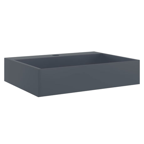 Vidaxx håndvask 50x38x11 cm mineralsk støbt marmor støbt antracit