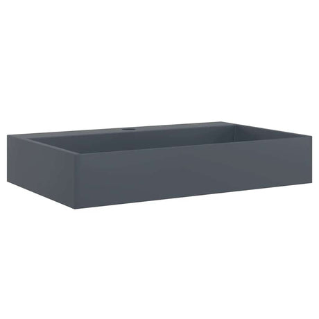 Vidaxx håndvask 60x38x11 cm mineralsk støbt marmor støbt antracit