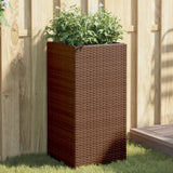 Vidaxx plantekasse 40x40x80 cm polyrattan brun