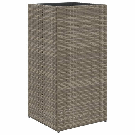 Vidaxx plantekasse 40x40x80 cm polyrattangrå