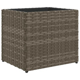 Vidaxx plantekasse 36x30x32 cm polyrattangrå