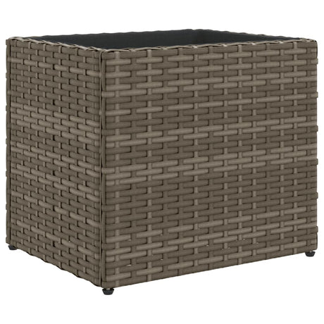 Vidaxx plantekasse 36x30x32 cm polyrattangrå