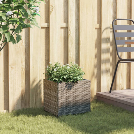 Vidaxx plantekasse 36x30x32 cm polyrattangrå