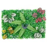 VidaXL hegn med kunstige planter 24 stk 40x60 cm grøn