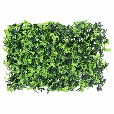 Vidaxxl hegn med kunstige blade 24 stk 40x60 cm grøn