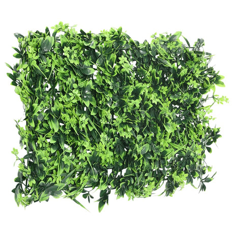 Vidaxxl hegn med kunstige blade 24 stk 40x60 cm grøn