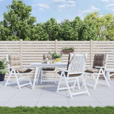 VidaXL stolehynder 4 stk lav ryg oxford stof taupe