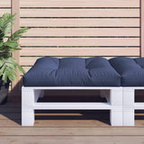 VidaXL pallepude 70x70x12 cm stof marineblå