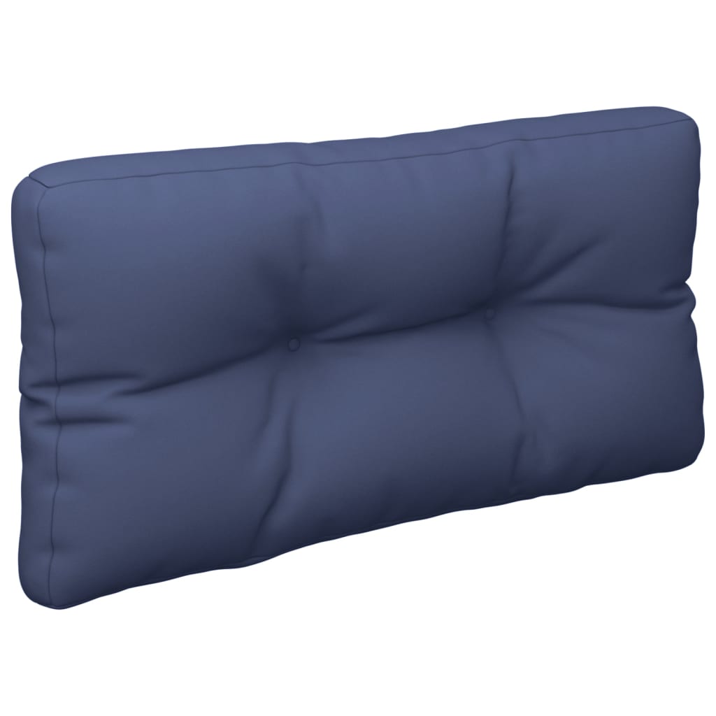VidaXL pallepude 120x40x12 cm stof marineblå