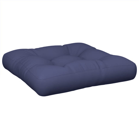 VidaXL pallepude 58x58x10 cm oxford stof marineblå
