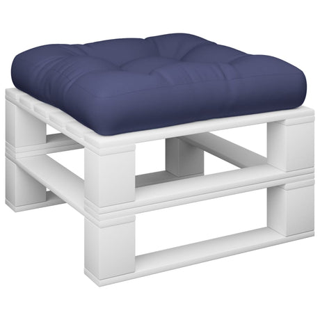 VidaXL pallepude 58x58x10 cm oxford stof marineblå