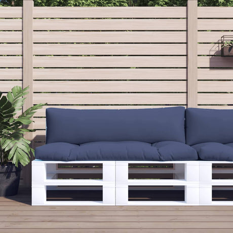 VidaXL pallehynder 2 stk oxford stof marineblå