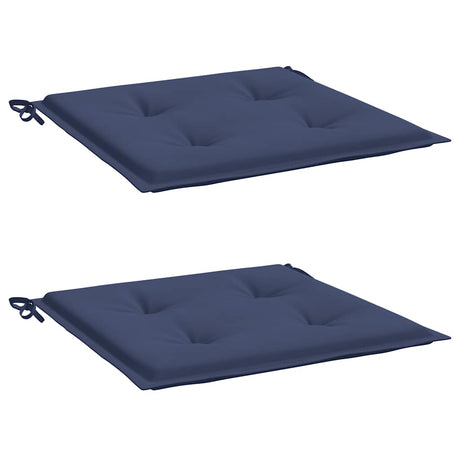 Vidaxx palle puder 2 stk 40x40x4 cm oxford stof marineblå