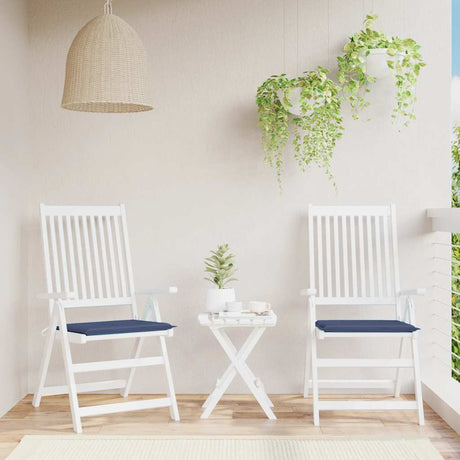 Vidaxx palle puder 2 stk 40x40x4 cm oxford stof marineblå