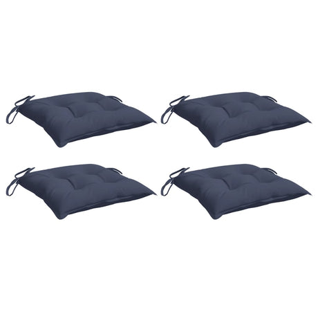 Vidaxx stolehynder 4 stk 50x50x7 cm oxford stof marineblå