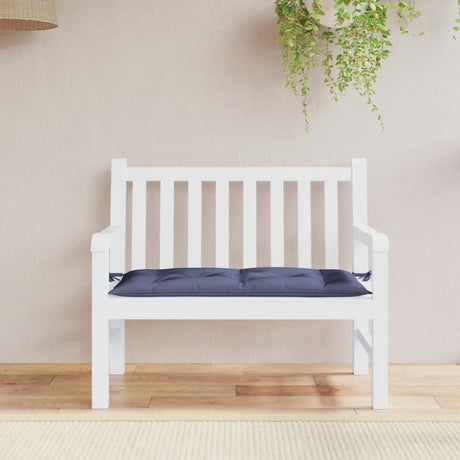 Vidaxx havebænkpude 100x50x7 cm oxford stof marineblå