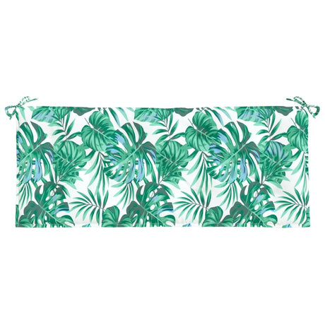 VidaXL havebænkpude 120x50x7 cm oxford stof bladmønster