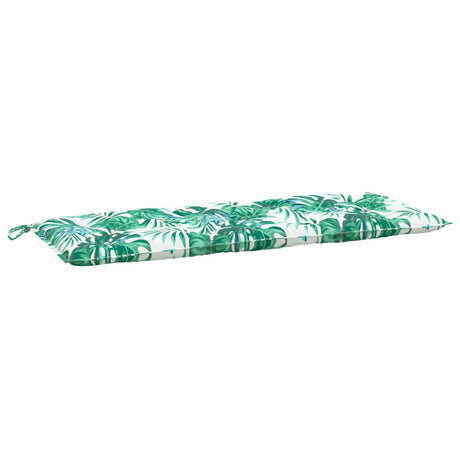 VidaXL havebænkpude 120x50x7 cm oxford stof bladmønster