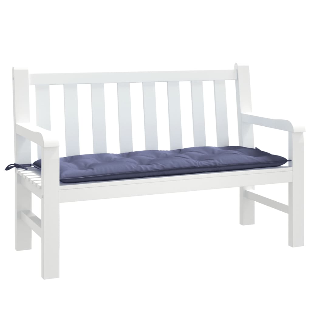 Vidaxx havebænkpude 120x50x7 cm oxford stof marineblå