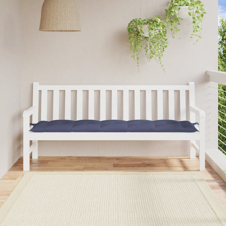 Vidaxx havebænkpude 180x50x7 cm oxford stof marineblå