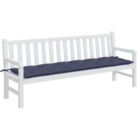 Vidaxx havebænkpude 200x50x7 cm oxford stof marineblå