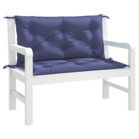 Vidaxx havebænkhynder 2 stk 100x50x7 cm oxford stof marineblå