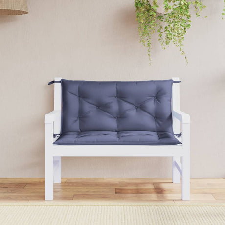 Vidaxx havebænkhynder 2 stk 100x50x7 cm oxford stof marineblå