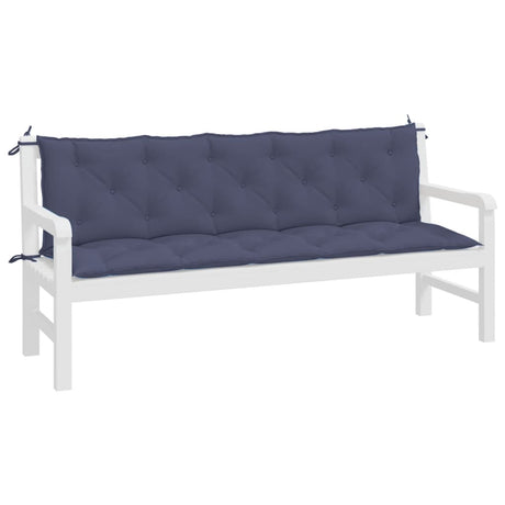 Vidaxx havebænkhynder 2 stk 180x50x7 cm oxford stof marineblå