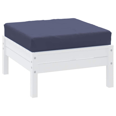 VidaXL pallepude 60x60x9,5 cm oxford stof marineblå