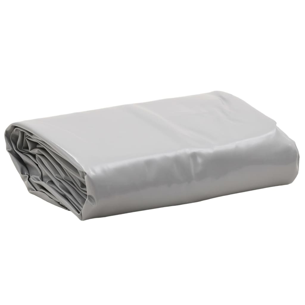Vidaxl presenning 650 g m² ø 2,8 m grå