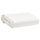 Vidaxl presenning 650 g m² ø 2,6 m hvid