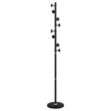 VidaXL knagerække 176 cm pulverlakeret jernsort