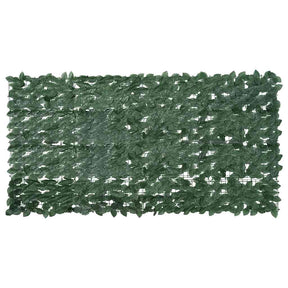 Vidaxxl altanskærm med mørkegrønne blade 200x100 cm
