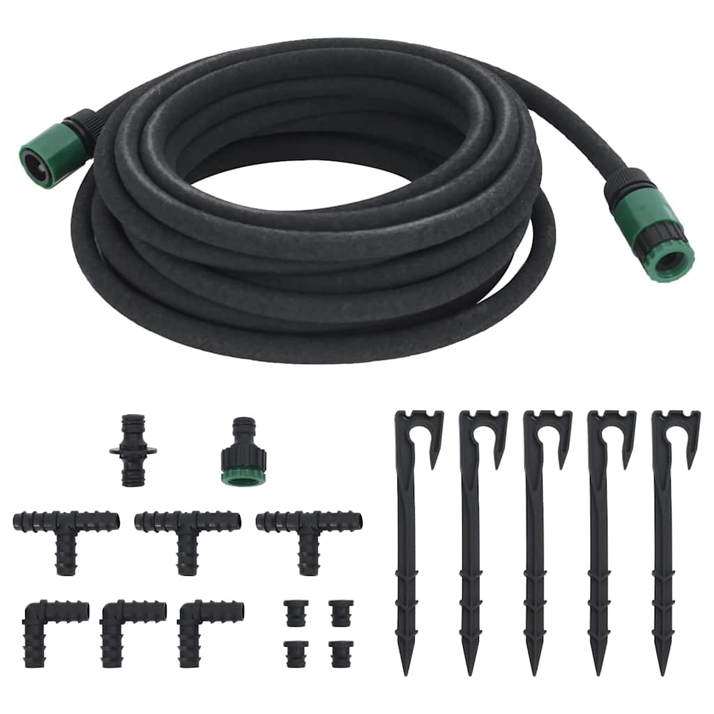Vidaxx drypslange 0,6'' 10 m gummi sort