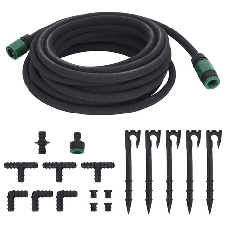 Vidaxx drypslange 0,6'' 10 m gummi sort