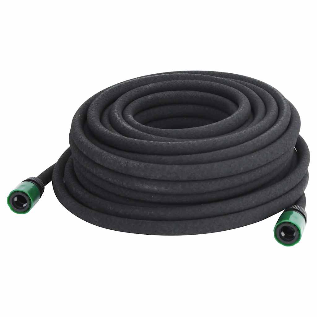 VidaXL drypslange 0,6'' 25 m gummi sort