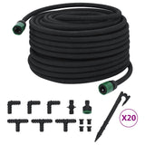 Vidaxx drypslange 0,6'' 50 m gummi sort
