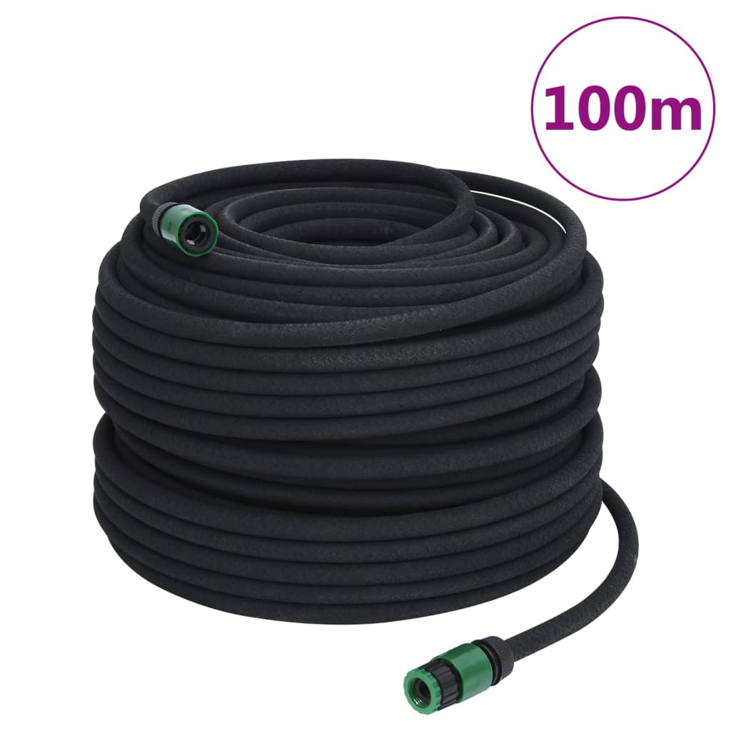 VidaXL Drypslange 0,6'' 100 m gummi sort