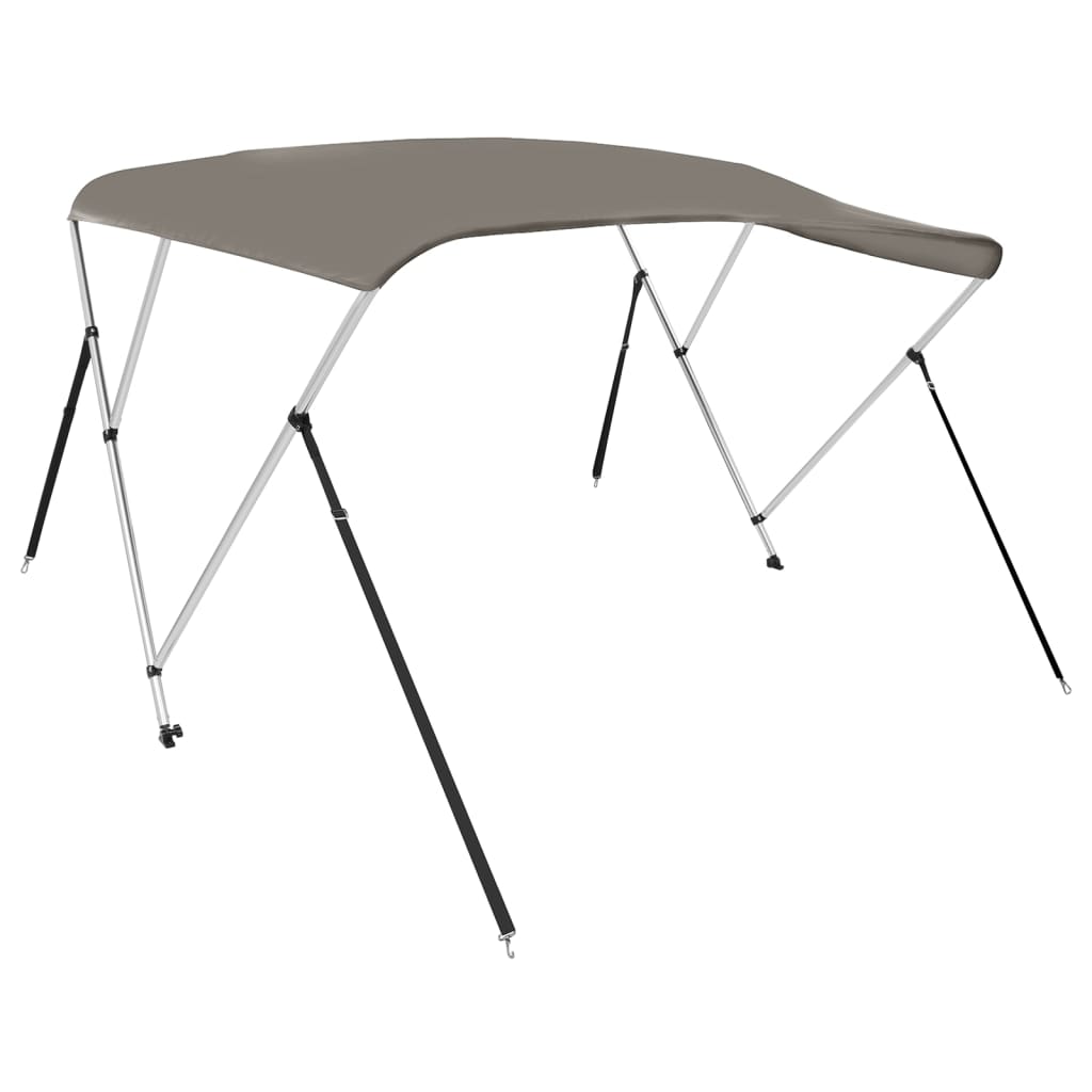 VidaXL bimini top 3 buer 183x140x137 cm grå