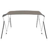 VidaXL bimini top 3 buer 183x140x137 cm grå