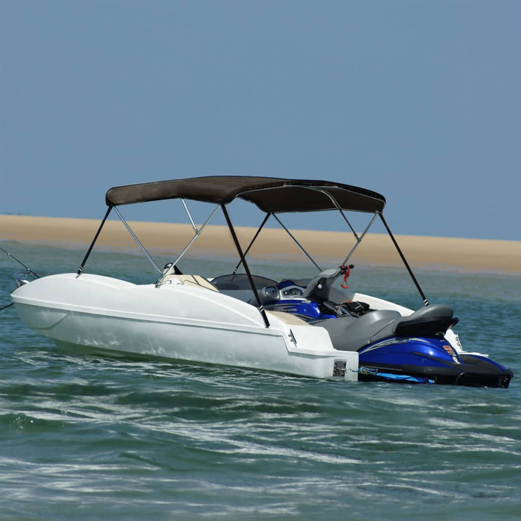 VidaXL bimini top 3 buer 183x196x137 cm sort