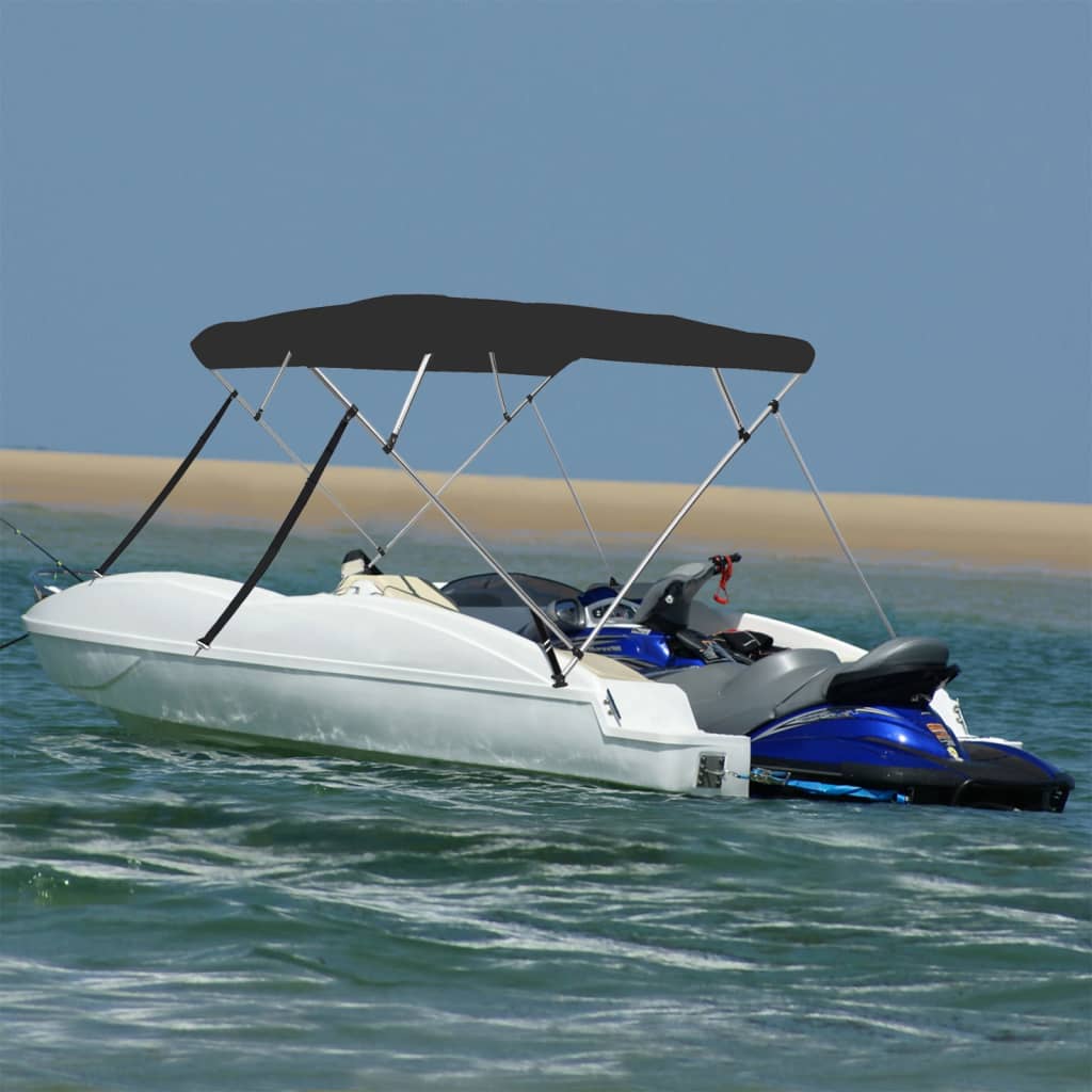 VidaXL bimini top 4 buer 243x196x137 cm sort