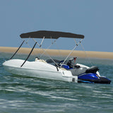 VidaXL bimini top 4 buer 243x244x137 cm sort
