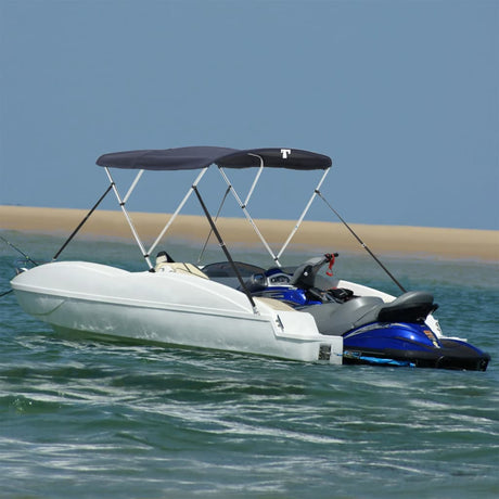 VidaXL bimini top 3 buer med mesh sidevægge 183x(170-182)x137 cm